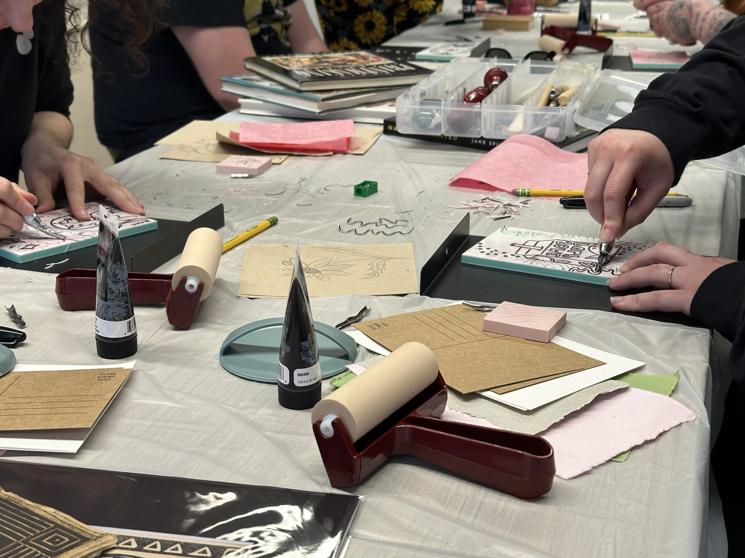 סדנת הדפס אמהות ובנות